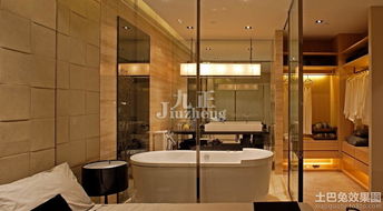 主卧室卫生间玻璃隔断图片装修效果图 第7张 家居图库 九正家居网