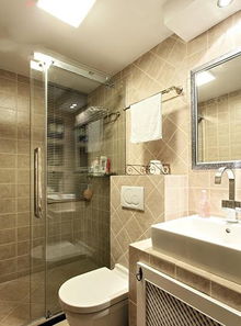 家庭小卫生间淋浴室隔断装修效果图