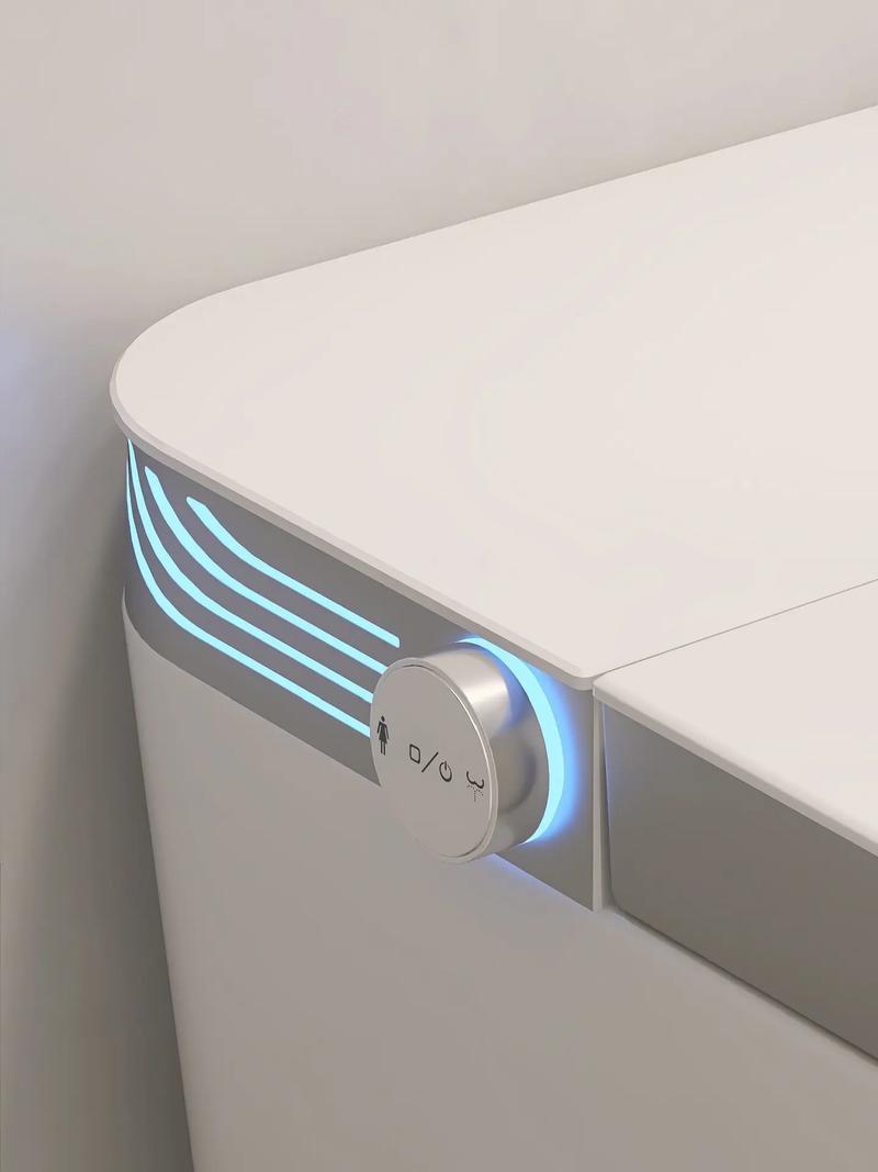 玻璃砖隔断与智能马桶，现代卫生间的舒适美学